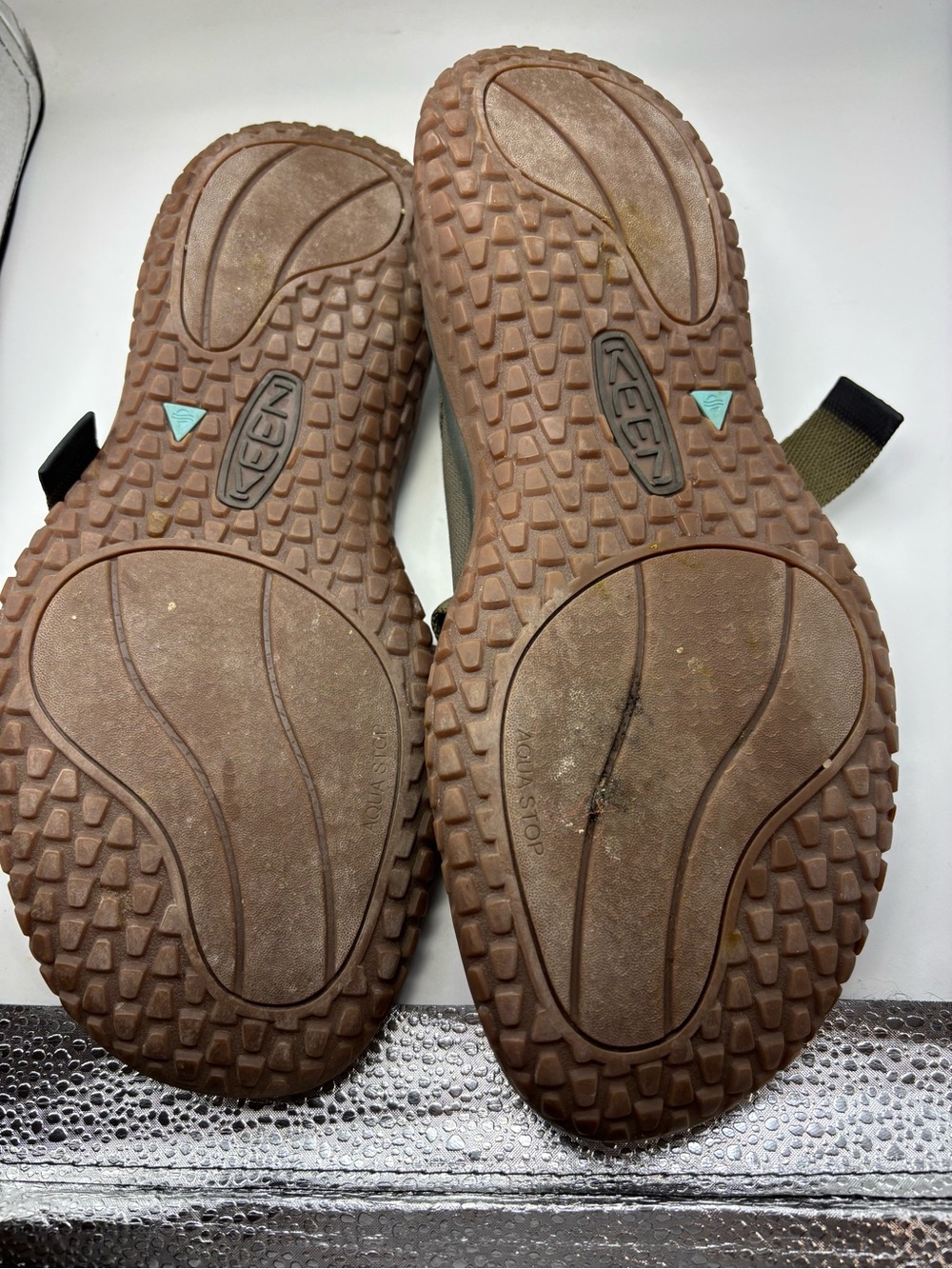 KEEN Olive Green Sport Flip Flop Sandals Men’s Size 11 Outdoor Comfort - Picture 4 of 7